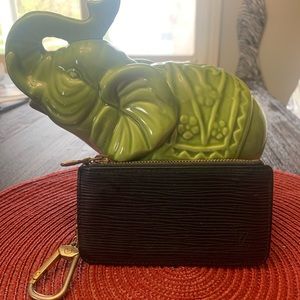 Louis Vuitton Key Cles Pouch Epi Black